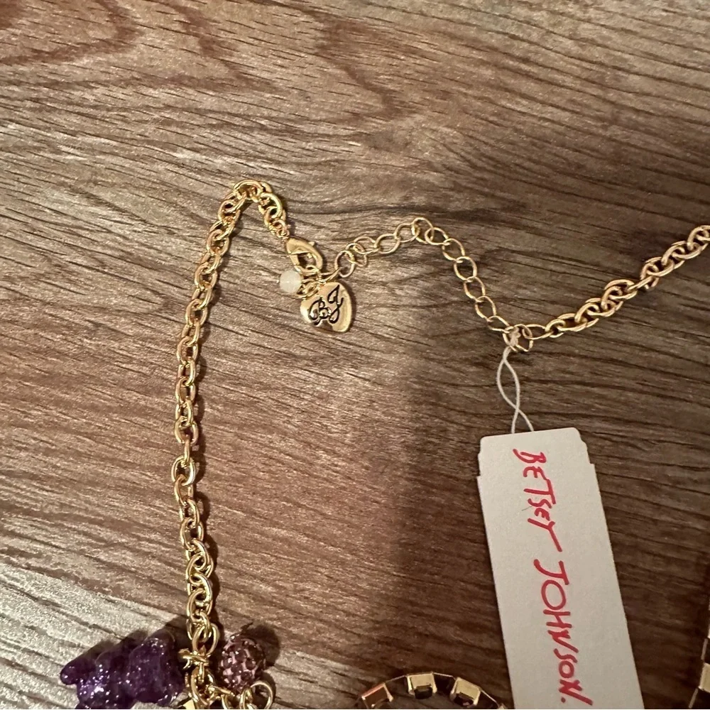 Betsey Johnson Gummy Bear Frontal Necklace